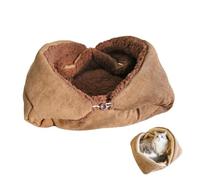 BaYuYPOO Winter Warm Pet Mat, Thermal Cat & Dog Bed Mat with Soft Plush, 2 Sizes for Kennels & Crates, Machine Washable, Beige/Coffee/Grey, 80x60cm