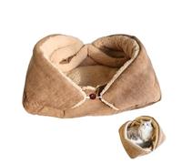 BaYuYPOO Winter Warm Pet Mat, Thermal Cat & Dog Bed Mat with Soft Plush, 2 Sizes for Kennels & Crates, Machine Washable, Beige/Coffee/Grey, 80x60cm