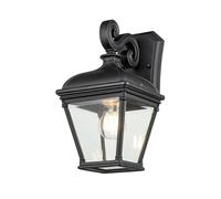 Bayview Outdoor Wall Lantern Black IP44 Netlighting Black One Size