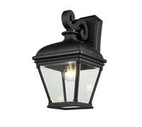 Bayview Outdoor Wall Lantern Black IP44 Netlighting Black One Size