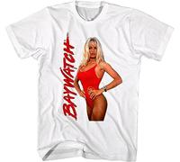 Baywatch Pamela Anderson TV Beach Babe Men's T Shirt Lifeguard CJ Parker Wham L