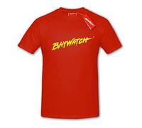 Baywatch® Red Cotton T-Shirt Small