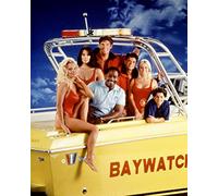 Baywatch (TV) Pamela Anderson, Alexandra Paul, David Hasselhoff, Greg Alan-Williams, David Charvet, Nicole Eggert, Brandon Call 10x8 Photo
