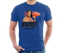 Baywatch What Would Mitch Do David Hasselhoff Men's T-Shirt Royal Blue