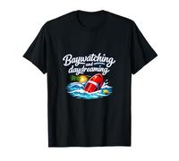 Baywatching and Daydreaming Permanent Vacation Party T-Shirt