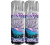 BAZAARIST Multi Tone Blue/Purple Spray Paint, High Shine Finish, Quick Drying, Non-Crack Paint, Suitable for Metal, Glass, Wood, Indoor and Outdoor Use, Easy to Use, 400ml (2 PCS)