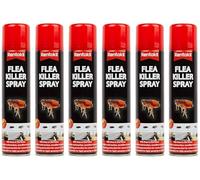 Bazaarist Rentokil Flea Killer Spray 300ml - Ready-to-Use Aerosol Surface Insecticide for Long-Lasting Control of Fleas on Hard Surfaces and Carpets (6PCS)