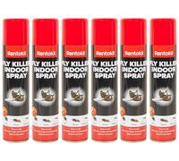 Bazaarist - Rentokil Fly Killer Indoor Spray 300ml | Fast-Acting Aerosol Insecticide for Flies, Wasps & Mosquitoes | Home Pest Control (6PCS)