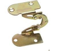 BAZAC 2 Pieces 180 Degree Flip Hinge Hidden Iron Folding Hinge Dining Table, Table, Bed, Support Mechanism Combination Furniture Hardware Accessories-25MM