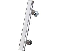 BAZAC Bathroom Glass Door Handle Stainless Steel Replacement Parts Interior Doors Push and Pull Bar Shower Door Handle-165mm