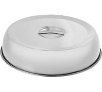 BAZAC Stainless Steel Pot Lid Covers Cheese Melting Dome Cover Round Basting Steaming Covers Kitchen Griddle Grill Accessories Food Tent Covers Plate Cover-18CM