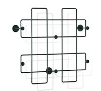 Bazar wall coat rack large black Richard Lampert - LAMPERT BAZAR WAND G SCHW
