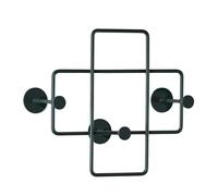Bazar wall coat rack small black Richard Lampert - LAMPERT BAZAR WAND K SCHW