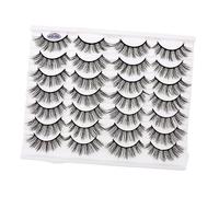 BAZEITFLOW 1 Box Natural Eyelashes of Handmade Soft Curled Fake Lashes for Quick and Easy Makeup for Home Use Realistic Look for Everyday Wear