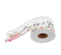 BAZEITFLOW 1 Roll Soft Tailor Tape Measure Belly Measuring Tape Moms-to-be Style Portable Soft Flexible Coated Paper for Outdoor Shower Events Shower Games for Girl