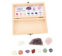 BAZEITFLOW 1 Set Crystal Ore Specimen Natural Crystal Boxes Feature Rocks Irregular Rocks Natural Crystal Specimen Chakra Stones Raw Stones Crystal Mineral Specimen Native Crystal Specimens