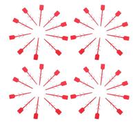 BAZEITFLOW 1000pcs Dark Red Fire Extinguisher Lock Pins Plastic Tamper Seals Security Zip Ties for Fire Safety Equipment Protection in Commercial, Industrial, and Trailer Use
