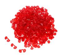 BAZEITFLOW 1000pcs Poultry Anti-pecking Peepers Plastic Chicken Blinders for Hens Roosters Pheasants Prevent Injuries Stress Reduction Easy Maintenance Farming Use