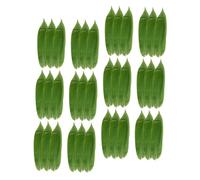 BAZEITFLOW 100pcs Bamboo Leaves Sushi Decorative Mats Natural Sashimi Leaf Placemats Japanese Food Presentation Decor for Party and Dining