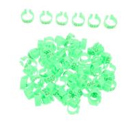 BAZEITFLOW 100Pcs Colorful Numbered Pigeon Leg Bands Abs Bird Identification Rings for Poultry Farm Use Easy to Read and Wear for Chickens Ducks Geese