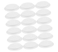 BAZEITFLOW 100pcs Disposable Flower-shaped Lash Glue Holder Trays for Eyelash Extensions Stable PVC Grafting Palette for Precise Adhesive Organization Portable Lightweight False Lash