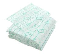 BAZEITFLOW 100pcs Disposable Hand Palettes 8cm x 8cm Waterproof Pu Film Makeup Mixing Plates for Cosmetic Artists and Professional Makeup Use Random Style