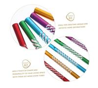 BAZEITFLOW 100pcs DIY Wind Chime Tubes for Crafts Craft Kits Hollow Metal Tubes for Handmade Home Patio Garden Decor Indoor Outdoor Hanging Decorations