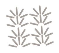 BAZEITFLOW 100pcs Flexible Tine End Caps for Dishwasher Rack Repair Coating Caps to Protect and Extend Life of Prongs Prevent Scratches Dishes Glassware