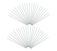 BAZEITFLOW 100pcs Green Floral Wire Stems Metal Iron Rods for DIY Artificial Flower Crafts Versatile Floristry Wires for Wedding Home Hotel Decor and Creative Flower Arrangements