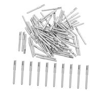BAZEITFLOW 100pcs Nickel-plated Brass Copper Pin Terminals Heavy-duty Conductive Wire Connectors for Automotive Electronics Communication Industrial Automation