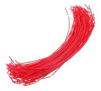 BAZEITFLOW 100pcs Physics Laboratory Demo Teaching Wire for Circuit Connections Double Ended Stripped Electrical Cable for Student Experiments and Battery Testing