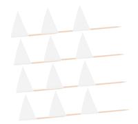 BAZEITFLOW 100pcs Small Solid Blank Toothpick Flags for Food Labeling Mini Cupcake Toppers for Cheese Fruits Desserts Foodgrade Material Stable Attachment Elegant Buffet Party Decorations