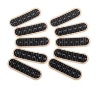 BAZEITFLOW 10Pcs Adhesive Temperature Strip Stick-On Thermometer Sticker for Fermentation, Fish Tank, and Water Monitoring - Accurate Color-Changing Temperature Indicator for Glass Jars and