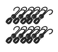 BAZEITFLOW 10pcs Aluminum Alloy Stroller Hooks Large Capacity Rotatable Bag Hangers Multi-Function Convenient Outdoor Pram Hooks for Baby Strollers Shopping Bags