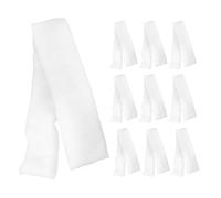 BAZEITFLOW 10pcs Aquarium Filter Media Sponge Pad Pond Filter Replacement Pads for Fish Tank Reusable Pond Fountain White