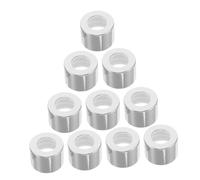 BAZEITFLOW 10pcs Aromatherapy Bottle Cap Replacement Glass Diffuser Top Fragrance Bottle Stoppers Reed Diffuser Glass Lids Silver Aluminum Oxide
