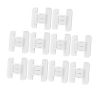 BAZEITFLOW 10pcs Baby Safety Cabinet Locks Childproof Drawer Locks White Baby for Kitchen Cupboard Fridge Safety Protection for Toddlers and Boys and Girls