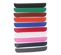 BAZEITFLOW 10pcs Business Portable Pu Pen Protector Covers for Pencil Touchscreen Electronic Pen Case Set Multi-color Leather Bags for Office and Travel