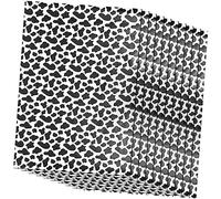 BAZEITFLOW 10pcs Elegant Cow Print Wrapping Paper Tissue Paper for Wrapping Craft Wedding Box
