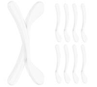 BAZEITFLOW 10pcs Facial Cream Spoons Mini Makeup Spatulas for Skincare Cosmetic Application, Reusable Tiny Cosmetic Scoops for Beauty Salon and Home Use