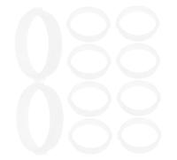 BAZEITFLOW 10Pcs Hamster Cage Tunnel Ring Connectors DIY Replacement Tube Rings for Interactive Play Compatible with Various Styles of Pet Cages Durable Hamster Accessories