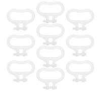 BAZEITFLOW 10pcs Heavy Duty Plastic Bucket Handles Grip Replacement for 50l Thickened Water Buckets Pails Household and Outdoor Use Sturdy Pail Accessory