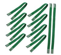 BAZEITFLOW 10pcs Mini Christmas Scarves for Dolls and Wine Bottles Double Sided Flocked Fabric Green Accessories Soft Texture Decorative Wraps for Holiday Decoration