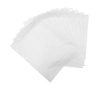 BAZEITFLOW 10pcs Music Sheet Folder Refill Pages with Antiglare Transparent Sleeves Lightweight Music Score Organizer for Musicians Choirs and Piano Enthusiasts for Concerts and Practice