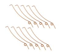 BAZEITFLOW 10pcs Piano Keyboard Accessories Upright Piano Action Springs Chrome Plated Metal Springs