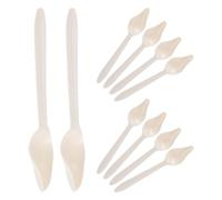 BAZEITFLOW 10Pcs Plastic Parrot Feeding Spoons Curved Narrow Tip Hand-Feeding Tools for Birds, Chicks, Finches and Small Animals - Bird Raising Supplies for Feeding Watering
