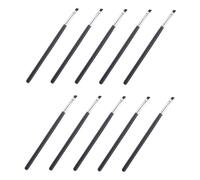 BAZEITFLOW 10Pcs Professional Makeup Brush with Angled Eyebrow and Foundation Brushes Fine Synthetic Bristles for Precise Eyeshadow Application Suitable for Beginners and Makeup Artists