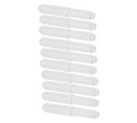 BAZEITFLOW 10pcs Replacement Toilet Paper Holder Rods Spring Loaded Plastic Spindle Rollers for Bathroom Tissue Holders Fit Secure Placement Easy Installation