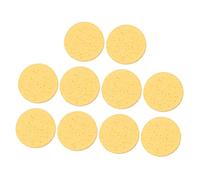 BAZEITFLOW 10pcs Round Makeup Removal Sponges Facial Cleansing Cosmetic Sponges with Strong Water Absorption for Gentle Exfoliation and Brightening Skin Tone Suitable for Sensitive and Dry