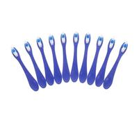 BAZEITFLOW 10pcs Security Toothbrushes with Short Handle Soft Bristles for Adult Teeth Cleaning Portable Travel Toothbrushes Designed for Prisons Detention Centers and Psychiatric Hospitals